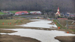 Horní část sjezdovky skiareálu Hlubočky