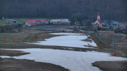 Horní část sjezdovky skiareálu Hlubočky