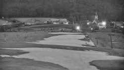 Horní část sjezdovky skiareálu Hlubočky