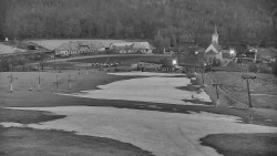 Horní část sjezdovky skiareálu Hlubočky