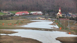 Horní část sjezdovky skiareálu Hlubočky