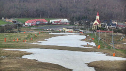 Horní část sjezdovky skiareálu Hlubočky