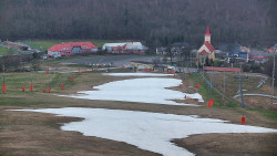 Horní část sjezdovky skiareálu Hlubočky