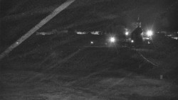 Horní část sjezdovky skiareálu Hlubočky