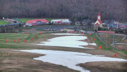 Horní část sjezdovky skiareálu Hlubočky