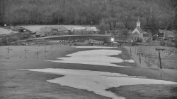 Horní část sjezdovky skiareálu Hlubočky