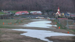 Horní část sjezdovky skiareálu Hlubočky