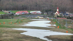 Horní část sjezdovky skiareálu Hlubočky