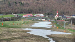 Horní část sjezdovky skiareálu Hlubočky