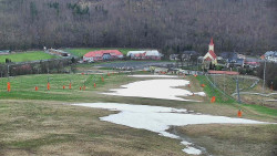 Horní část sjezdovky skiareálu Hlubočky