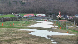 Horní část sjezdovky skiareálu Hlubočky