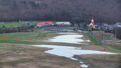 Horní část sjezdovky skiareálu Hlubočky