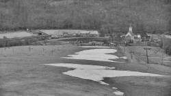 Horní část sjezdovky skiareálu Hlubočky