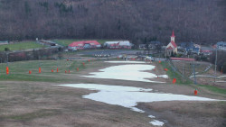 Horní část sjezdovky skiareálu Hlubočky