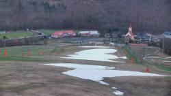 Horní část sjezdovky skiareálu Hlubočky