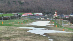 Horní část sjezdovky skiareálu Hlubočky