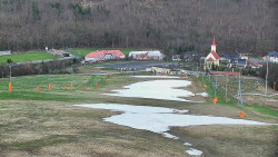 Horní část sjezdovky skiareálu Hlubočky