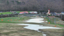 Horní část sjezdovky skiareálu Hlubočky