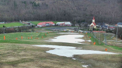 Horní část sjezdovky skiareálu Hlubočky