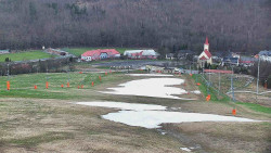 Horní část sjezdovky skiareálu Hlubočky