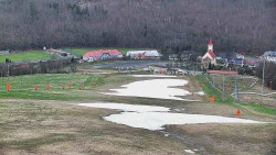 Horní část sjezdovky skiareálu Hlubočky