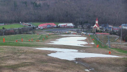 Horní část sjezdovky skiareálu Hlubočky