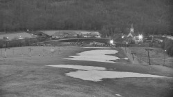 Horní část sjezdovky skiareálu Hlubočky