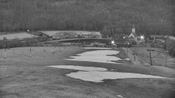 Horní část sjezdovky skiareálu Hlubočky