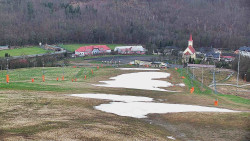 Horní část sjezdovky skiareálu Hlubočky