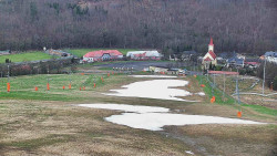 Horní část sjezdovky skiareálu Hlubočky