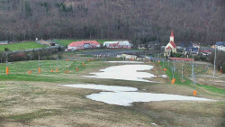 Horní část sjezdovky skiareálu Hlubočky