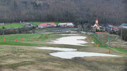 Horní část sjezdovky skiareálu Hlubočky