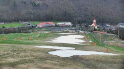 Horní část sjezdovky skiareálu Hlubočky