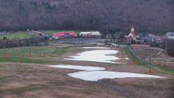 Horní část sjezdovky skiareálu Hlubočky