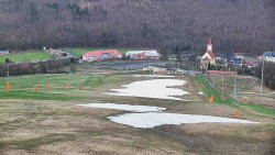 Horní část sjezdovky skiareálu Hlubočky