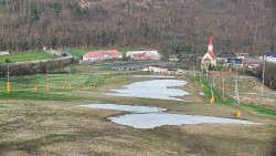 Horní část sjezdovky skiareálu Hlubočky