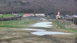 Horní část sjezdovky skiareálu Hlubočky
