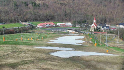 Horní část sjezdovky skiareálu Hlubočky