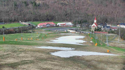 Horní část sjezdovky skiareálu Hlubočky