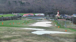 Horní část sjezdovky skiareálu Hlubočky