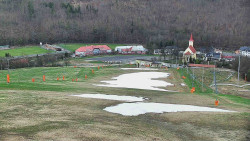 Horní část sjezdovky skiareálu Hlubočky