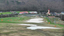 Horní část sjezdovky skiareálu Hlubočky