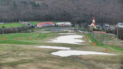 Horní část sjezdovky skiareálu Hlubočky