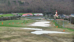 Horní část sjezdovky skiareálu Hlubočky