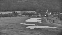 Horní část sjezdovky skiareálu Hlubočky