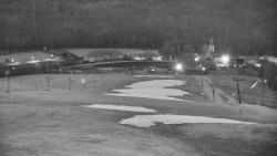 Horní část sjezdovky skiareálu Hlubočky