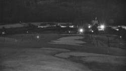 Horní část sjezdovky skiareálu Hlubočky