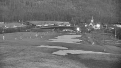 Horní část sjezdovky skiareálu Hlubočky