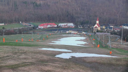 Horní část sjezdovky skiareálu Hlubočky