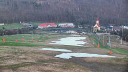 Horní část sjezdovky skiareálu Hlubočky